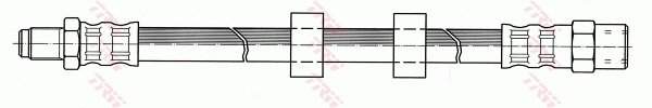 Тормозной шланг - PHB358 TRW