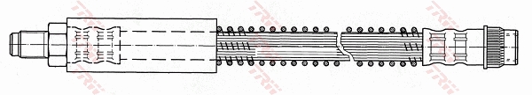 Тормозной шланг - PHB422 TRW