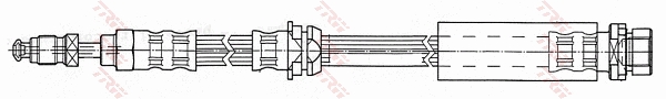 Bremsschlauch - PHB438 TRW