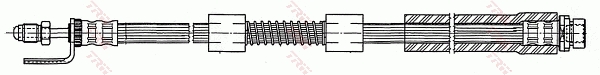 Brake Hose - PHB507 TRW