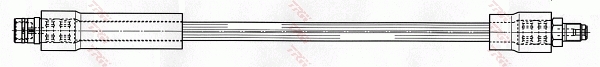 Тормозной шланг - PHB524 TRW