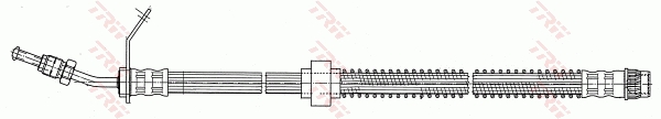 Тормозной шланг - PHB539 TRW