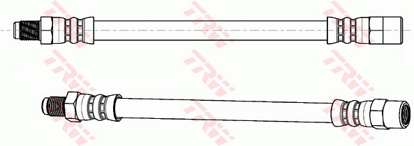 Bremsschlauch - PHB554 TRW