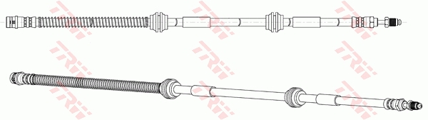 Bremsschlauch - PHB577 TRW