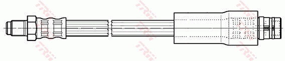 Тормозной шланг - PHB581 TRW