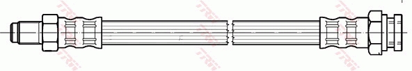 Тормозной шланг - PHB597 TRW
