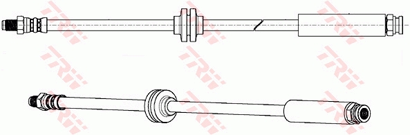 Brake Hose - PHB637 TRW