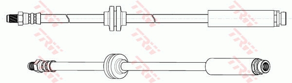 Bremsschlauch - PHB651 TRW