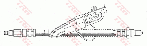 Тормозной шланг - PHC292 TRW