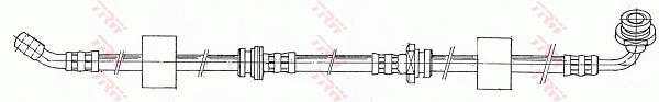 Bremsschlauch - PHD172 TRW