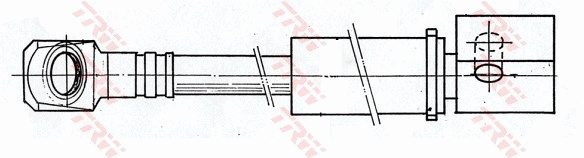 Bremsschlauch - PHD229 TRW