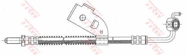 Bremsschlauch - PHD342 TRW