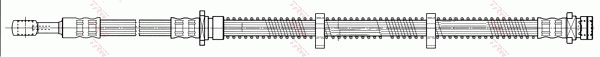 Brake Hose - PHD345 TRW