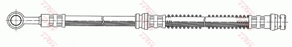 Тормозной шланг - PHD346 TRW