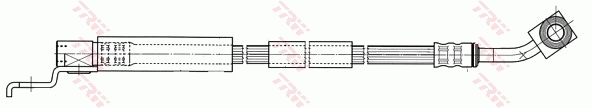 stabdžių žarnelė - PHD441 TRW
