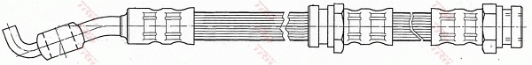 Bremsschlauch - PHD472 TRW