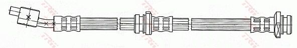 Тормозной шланг - PHD480 TRW