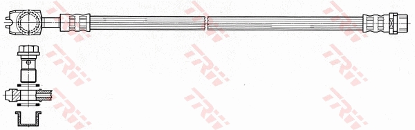 Brake Hose - PHD484 TRW