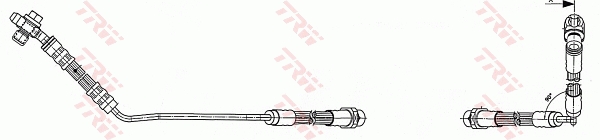 Тормозной шланг - PHD490 TRW