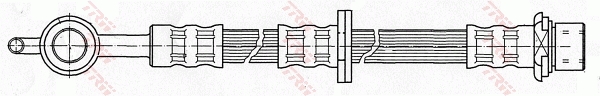 Тормозной шланг - PHD501 TRW