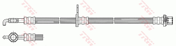 Тормозной шланг - PHD533 TRW