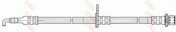 Brake Hose - PHD545 TRW