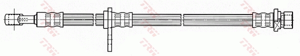 Тормозной шланг - PHD593 TRW