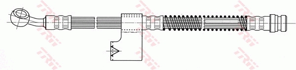 Bremsschlauch - PHD607 TRW