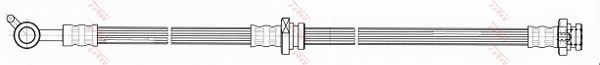 Brake Hose - PHD666 TRW