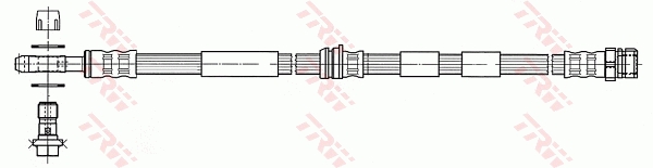 Brake Hose - PHD938 TRW