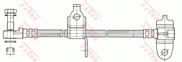Brake Hose - PHD990 TRW