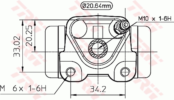 Cilindretto freno - BWF273 TRW