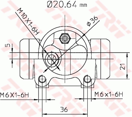 Wheel Brake Cylinder - BWF282 TRW