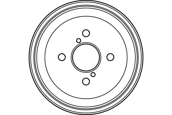 Тормозной барабан - DB4115 TRW