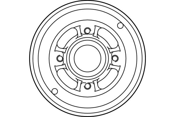 Brake Drum - DB4245 TRW