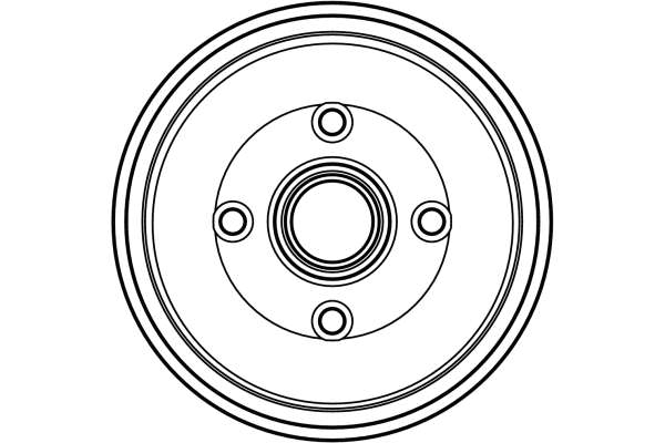 Bremstrommel - DB4277 TRW