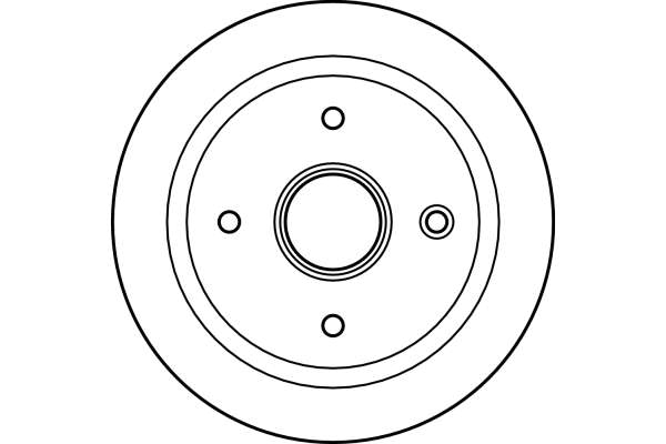 Bremstrommel - DB4301 TRW