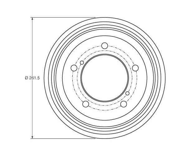 Brake Drum - DB4421 TRW