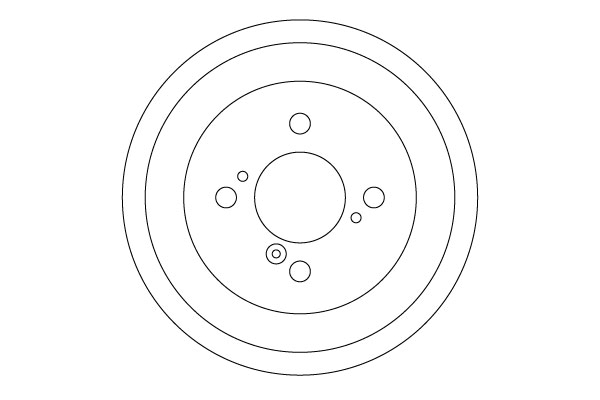 Brake Drum - DB4476 TRW
