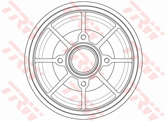 Brake Drum - DB4546MR TRW