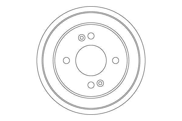 Bremstrommel - DB4548 TRW