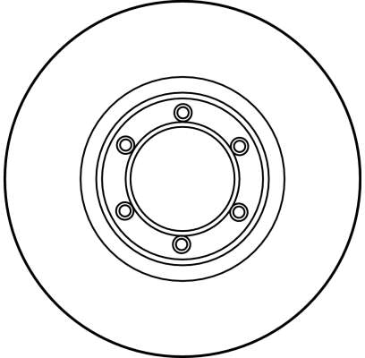 Bremsscheibe - DF1002 TRW