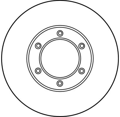 Bremsscheibe - DF1012 TRW