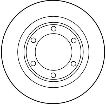 Bremsscheibe - DF1107 TRW