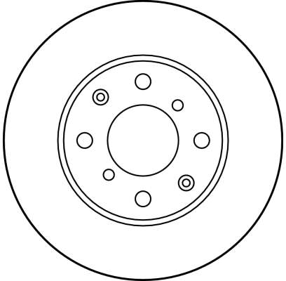 Bremsscheibe - DF1436 TRW