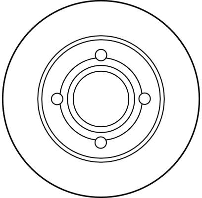Bremsscheibe - DF1536 TRW