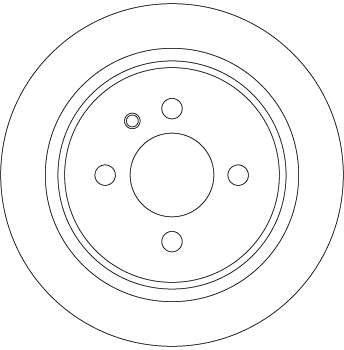 Bremsscheibe - DF1561 TRW