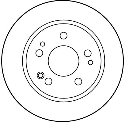Bremsscheibe - DF1584 TRW
