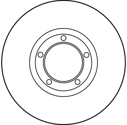 Bremsscheibe - DF1653 TRW