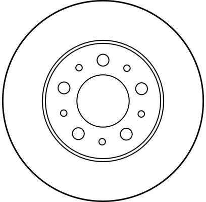 Bremsscheibe - DF1689 TRW